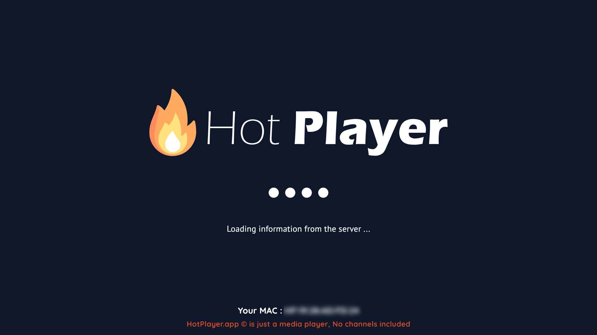 Steg 5: MAC-adressen visas i Hot Player
